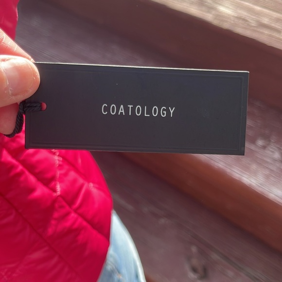 COATOLOGY Cherry Colored NWT Puffer Vest Size Small - Spring - Picture 2 of 5